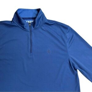 Izod Golf Men’s 1/4 Zip Pullover Long Sleeve Top, size Large